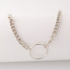 Metal Round Loop Necklaces Neck Chain Girls Sweet Cool Simple Geometric Choker Necklaces Jewelry For Womens Party
