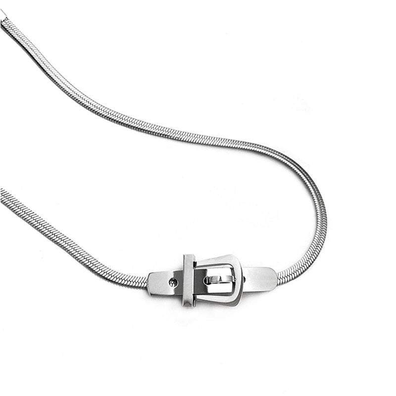 Metal Snake Clavicle Chain Niche French Romantic Style Necklaces For Women Vintage Bohemian Beach Jewelry Bijoux Femme