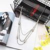 Metal chain punk Hip hop bag chain Decoration single shoulder slant across bag Pendant DIY Accessories