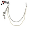 Metal chain punk Hip hop bag chain Decoration single shoulder slant across bag Pendant DIY Accessories