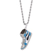 Mini Hip-hop Sneaker Pendant Necklace Cool Collar Male Street Style Rapper Necklace Gift for Friend