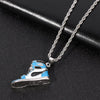 Mini Hip-hop Sneaker Pendant Necklace Cool Collar Male Street Style Rapper Necklace Gift for Friend