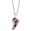 Mini Hip-hop Sneaker Pendant Necklace Cool Collar Male Street Style Rapper Necklace Gift for Friend