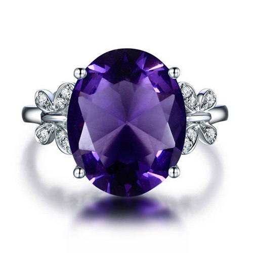 Fashion Multicolor Gemstone Wedding Rings High Quality Spine Ring For Sale Women's Silver 925 Jewelry Ring Size 5-10 7 Colors