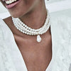 Multilayer Irregular Baroque Pearl Pendant Choker Necklace Women Exaggerated Geometric Necklace Collar Jewelry YN1460