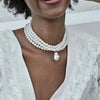 Multilayer Irregular Baroque Pearl Pendant Choker Necklace Women Exaggerated Geometric Necklace Collar Jewelry YN1460