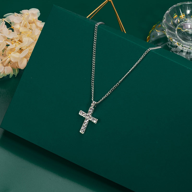 Multilayer Necklaces Pendants Vintage Moon Choker Cross Necklace For Women Female Party Punk Statement  Jewelry Bohemia