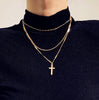 Multilayer Necklaces Pendants Vintage Moon Choker Cross Necklace For Women Female Party Punk Statement  Jewelry Bohemia