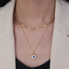 Multilayer Turkish Evil Eyes Necklaces For Women Bohemian Devil Pendant Necklaces Choker Vintage Beads Party Jewelry New
