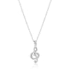 Fashion Musical Note Pendant Necklace Women Minimalist Clavicle Chain Statement Choker Necklaces Make Music Gift Card