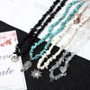 Natural Stone Charms Necklaces Irregular Gravel Beads Chokers for Women Girl Handmade Statement Necklace Bohemia Jewelry