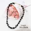 Natural Stone Charms Necklaces Irregular Gravel Beads Chokers for Women Girl Handmade Statement Necklace Bohemia Jewelry