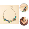 Necklace Exquisite Comfy Single Layer Bright Color Faux Crystal Necklace Chain Choker Necklace Necklace