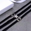 Necklace Vintage Chocker Quality  Brand Popular Letter Necklace Black Star Chocker