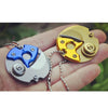 Necklaces For Men Folding Mini Knife EDC Pendant Carry Tool Outdoor Small Pocket Keychain with Hanging Key Chain Gift VL