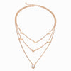Necklaces Pendants for Women Gold Charm Long Necklace Multilayer Hearts Circular Tassel Choker Necklace Jewlery Gift