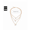 Necklaces Pendants for Women Gold Charm Long Necklace Multilayer Hearts Circular Tassel Choker Necklace Jewlery Gift