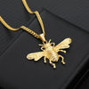Cute Bee Necklace Men Gold Color Neck Chains HoneyBee Pendant Necklaces For Women Valentine's Day Gifts