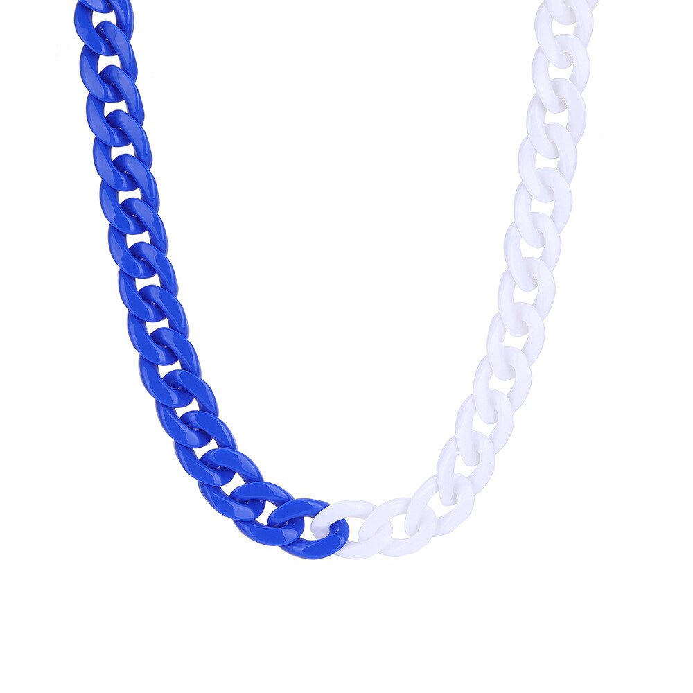 Resin Women's Necklace Personality Punk Necklace Jewelry Simple Color Matching Necklace Necklace Jewelry Bohemia