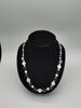 Trend Female Stainless Steel Natural Pure  Crystal Jewelry Black Gall Stone Necklace