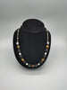 Trend Female Stainless Steel Natural Pure  Crystal Jewelry Black Gall Stone Necklace