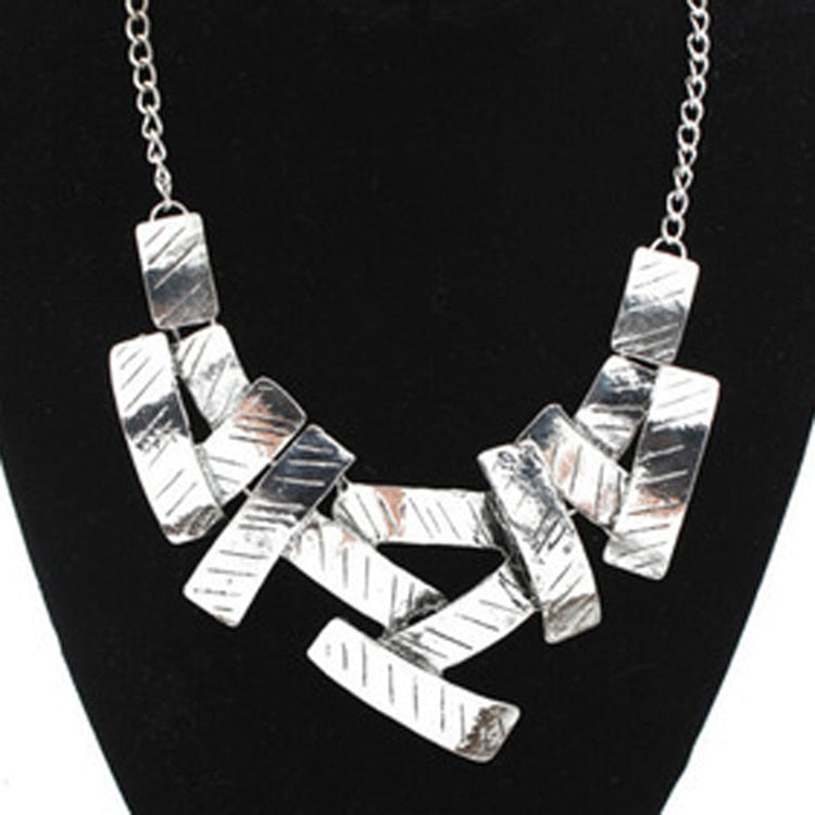 Fashion New Vintage Silver Gold Chain Alloy Charm Collar Choker Pendant Bib Necklace Fine Jewelry