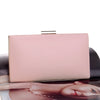 Women Evening Clutch Bags PU Chain Shoulder Handbags Leaf Metal Beaded Evening Purse Messenger Bags