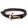 Nylon Bracelets For Men Women Couple Gifts Wrap Braided Wristband Male Bracelet Rope Alloy Hook Anchor Bangle Handmade