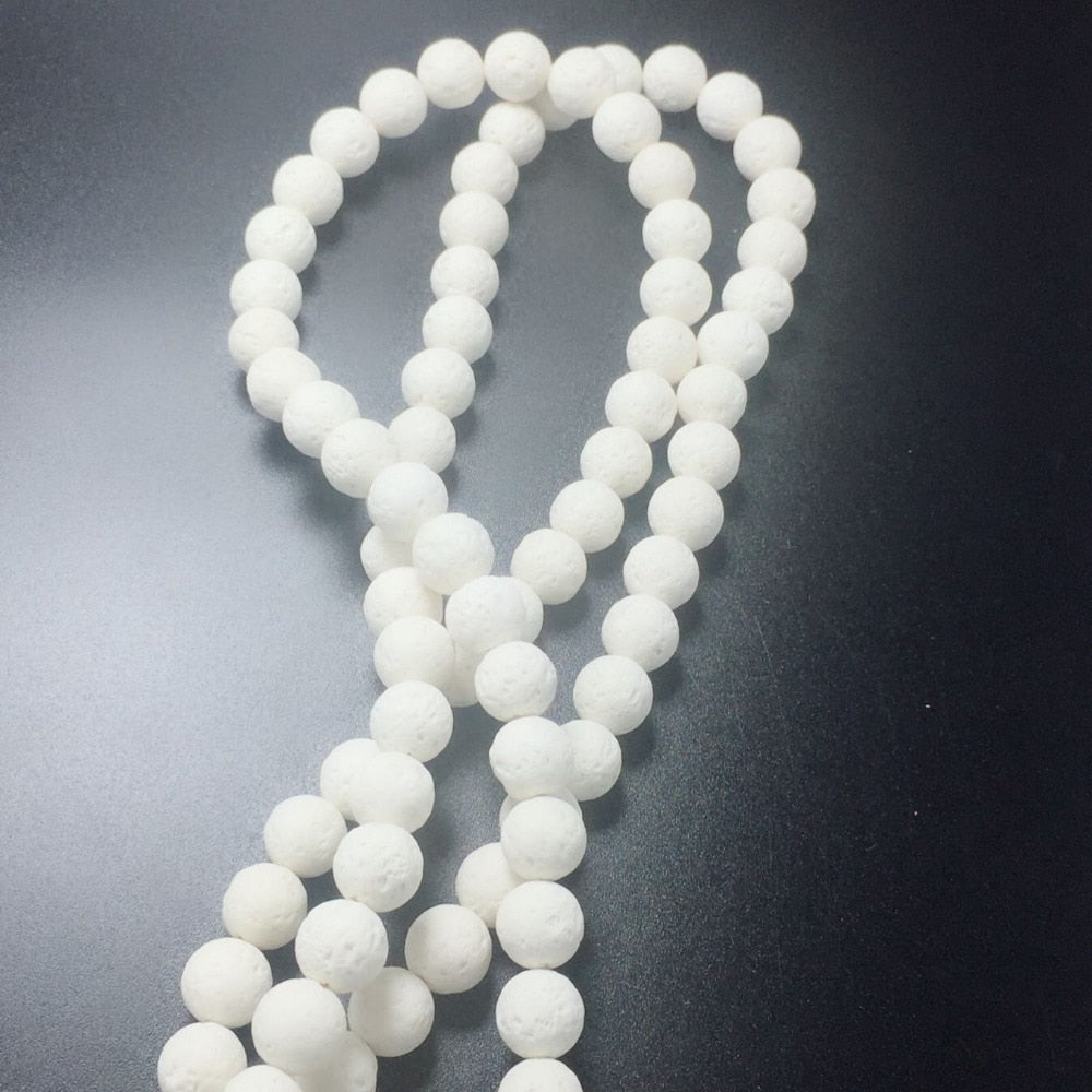 Fashion Orange Lava Stone Beads Natural Volcanic Rock Top Quality Round Branelli Solved The Ball 10MM For DIY Jewelry Wholesale