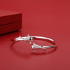 Original designer sterling silver Beautiful goldfish bracelets Bangles for women party wedding jewelry Holiday gifts