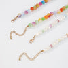 Oval Pearl Colorful Beads 2pcs Necklace Set For Women Double Layers Statement Choker Collares Jewelry