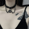 PU Leather Heart Choker Necklace Women Chocker Necklaces Punk Statement Jewelry Collier Wedding Bride Jewelry Gift
