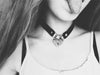 PU Leather Heart Choker Necklace Women Simple Punk Heart Love Lock Collar Necklaces Harajuku Gothic Clavicle Chain Party