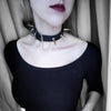 PU Leather Necklace Punk Gothic Rivet Pointed Nail Choker Harajuku Collar Clavicle Chain Necklaces Jewelry Party Club