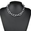 Padlock Key Cross Double layer Lock Chain necklace on neck Punk Link Chain Pendant Necklace Women Gothic Jewelry