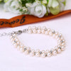 Fashion Pearl Bracelet Jewelry Natural Pearl Bracelet 925 Sterling Silver Jewelry Bracelet for wedding