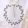 Pearl Clavicle Chain Woman Girl Necklace Neckband Simple Short Necklace Jewellery Match Party Bar