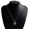 Pink Blue Enamel Shell Pendants Necklaces for Women Gold Color Chain Necklaces Ocean Beach Femme Brincos Jewelry Crafts