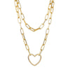 Punk Multilayer Lock Chain Necklace Padlock Key Necklace Pendant Women Gothic Party Jewelry Gift