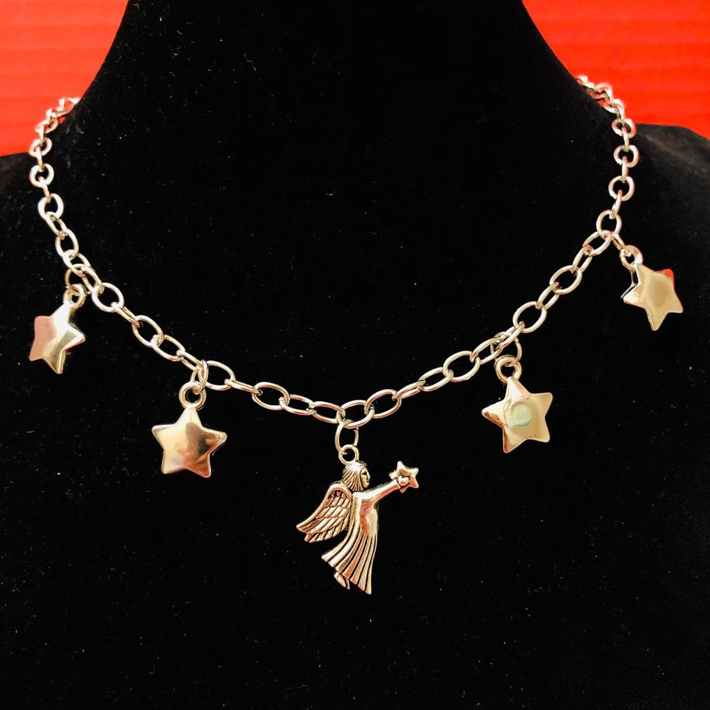 Punk Star Necklace Charms Vintage Hip Hop Jewelry For Women Harajuku Gothic Choker Chains Accessories