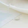 Fashion Pure Sterling Silver Feather Stud Earrings For Women Creative Lady Unique Design Jewelry Gift Decoration