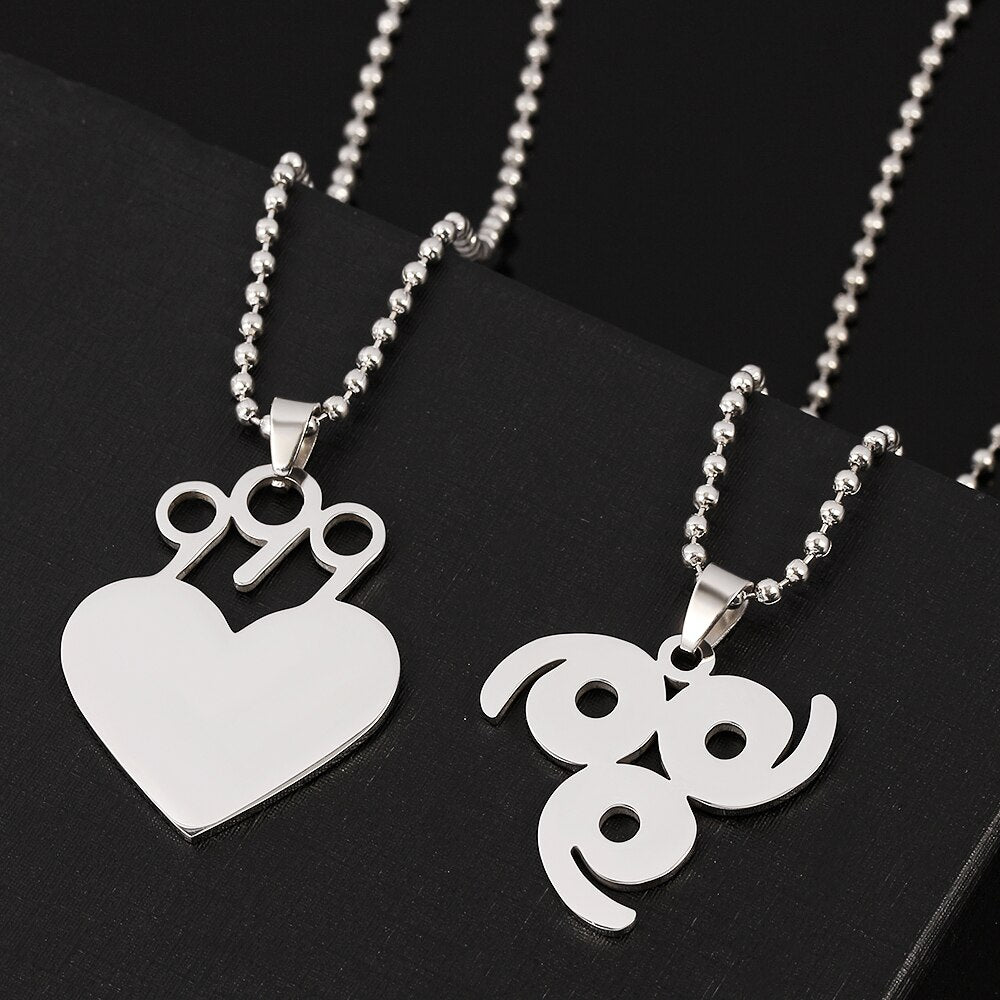 Rapper WRLD 999 Necklace Strand Beads Chain Stainless Steel 999 Wrld Pendant Necklace Fans Gift