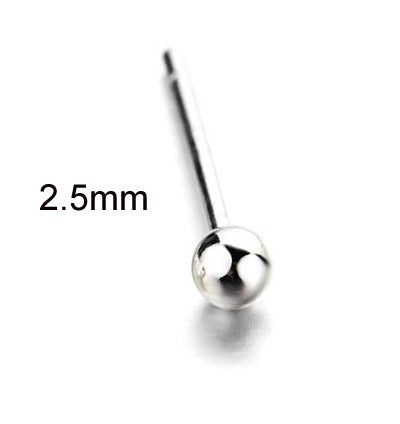 Fashion Real 925 Sterling Sliver Tiny Stud Earrings Women Small Bead Ear Studs Cute Mini Earring Fine Jewelry Girls Bijoux