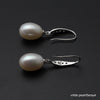 Fashion Real gr pearl drop earrings for women bridal wedding gift 925 sterling silver pearl jewelry earrings