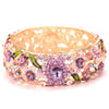 Fashion Retro Ethnic Style Design Crystal Embellishment Bangle Birthd Party Gift Loose Gemstones Body Jewelry