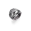 Retro Exaggerated Spirit Rings for Women Men Personality Punk Wind Nightclub Adjustable Size Ring Jewelry Gift