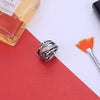 Retro Exaggerated Spirit Rings for Women Men Personality Punk Wind Nightclub Adjustable Size Ring Jewelry Gift