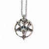 Retro Pentagram Pan God Skull Goat Head Pendant Necklace Gothic Witchcraft Jewelry Men&#39;s and Women&#39;s Gifts