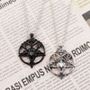 Retro Pentagram Pan God Skull Goat Head Pendant Necklace Luck Satanism Occult Metal Vintage Silver Plated Star Necklace