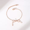 Fashion Rose Gold Color Bracelets For Women Temperament Cute Chain Gold Color Bracelets Bangles Ladies Jewelry Wholesale
